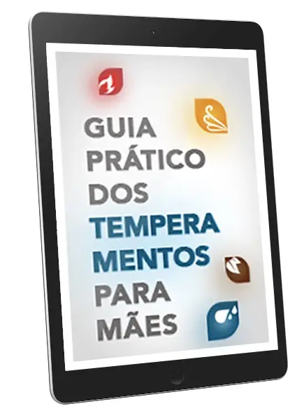 E-book Guia Prático dos Temperamentos para Mães no tablet